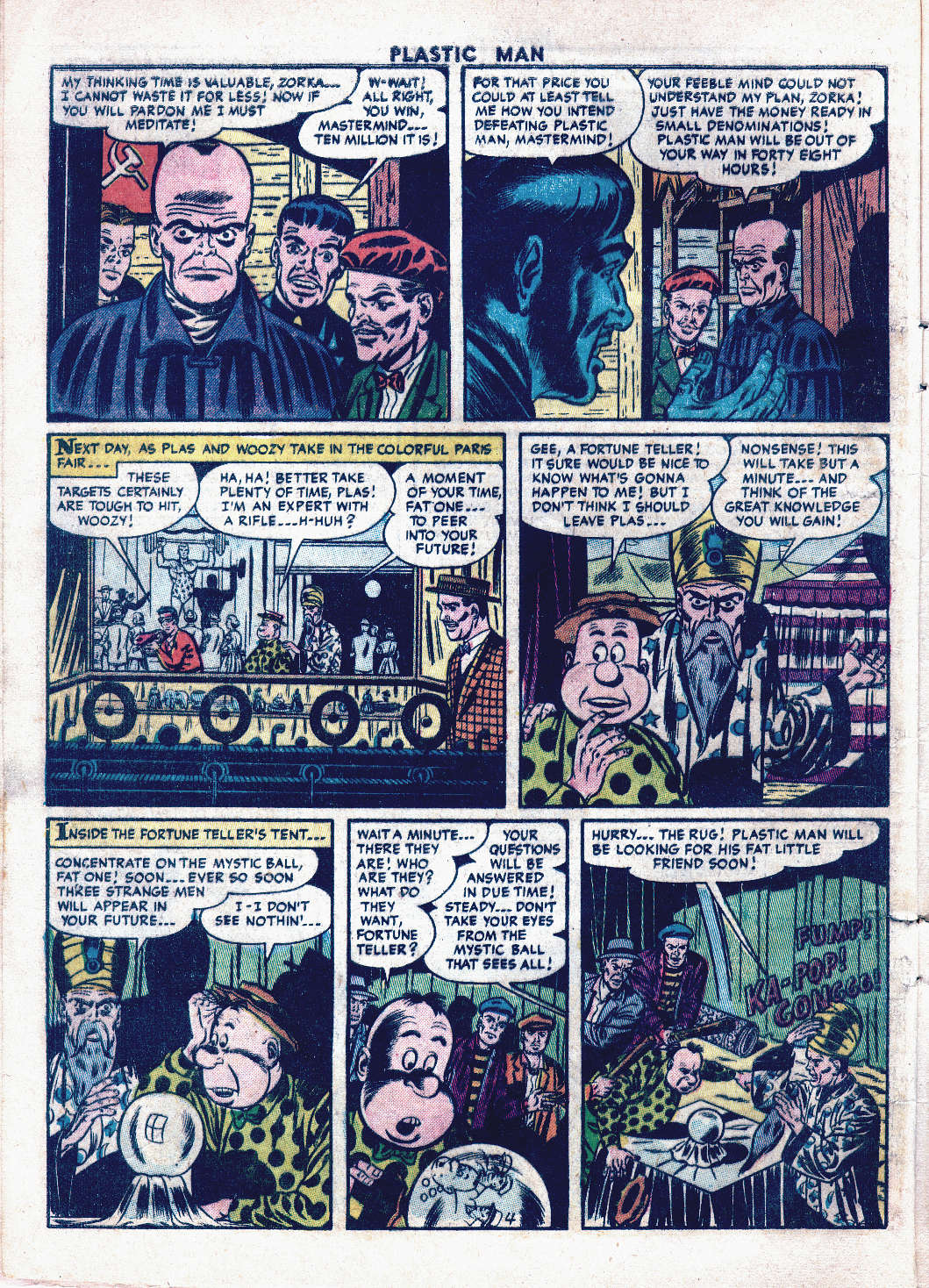 Read online Plastic Man (1943) comic -  Issue #49 - 6