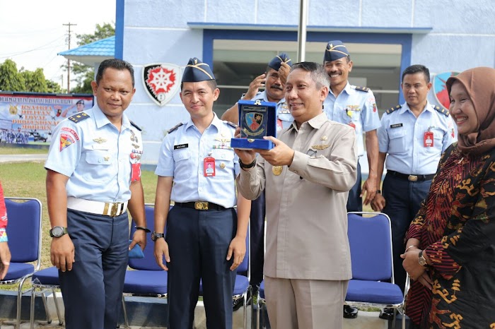 Pjs. Gubernur Didik Lakukan Kunjungan Kerja ke Pangkalan Lanud Pangeran M. Bunyamin