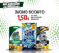 Buono sconto Wilkinson Xtreme3 Logo Buono sconto Wilkinson Xtreme3