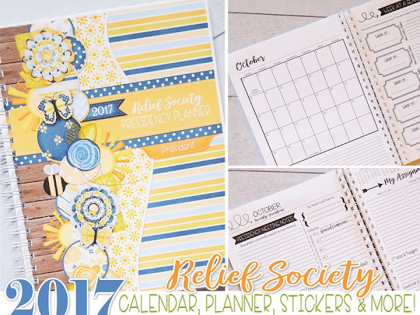 {GIVEAWAY} 2017 Relief Society Planner!