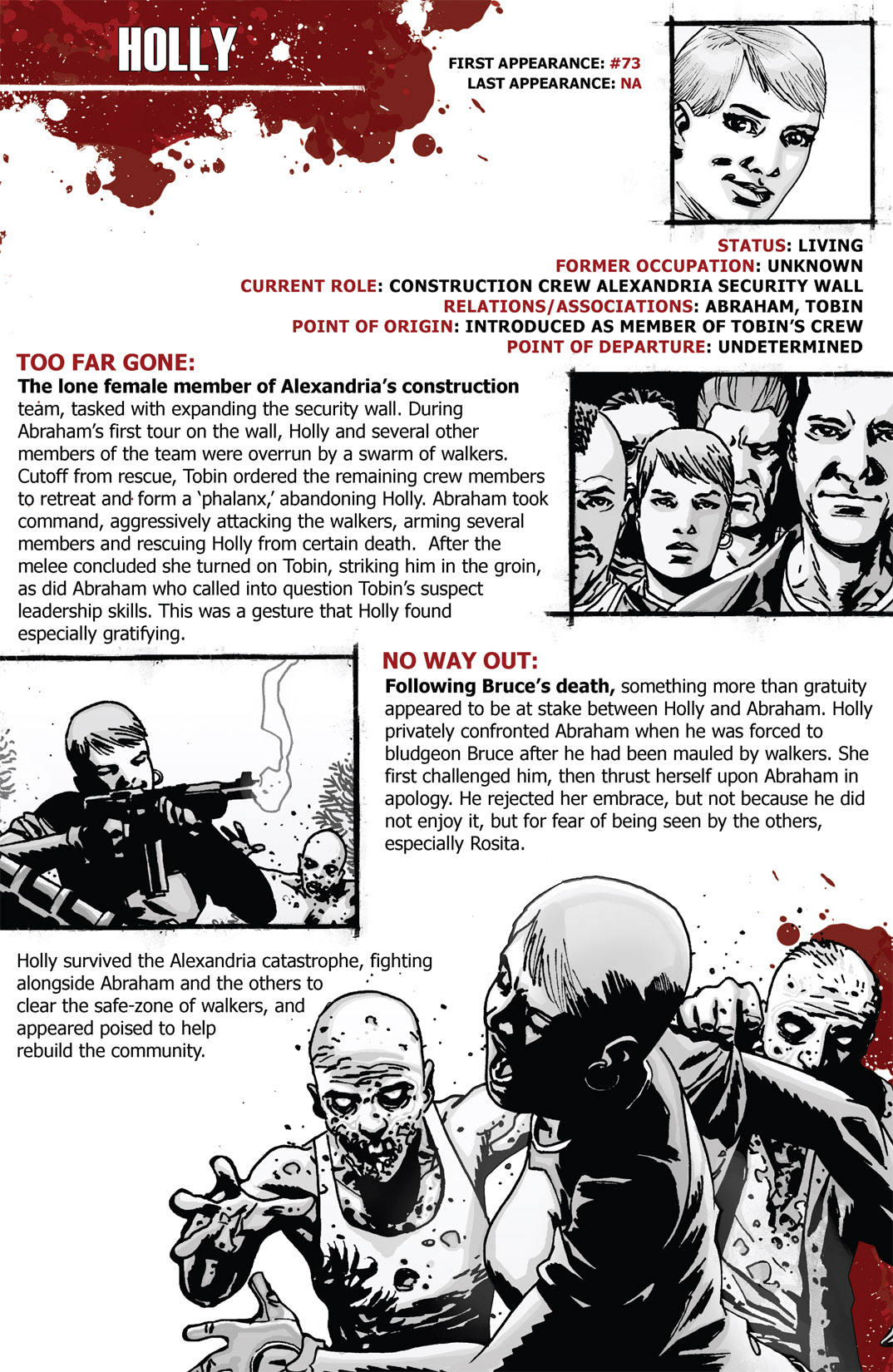 Read online The Walking Dead Survivors' Guide comic -  Issue # TPB - 68
