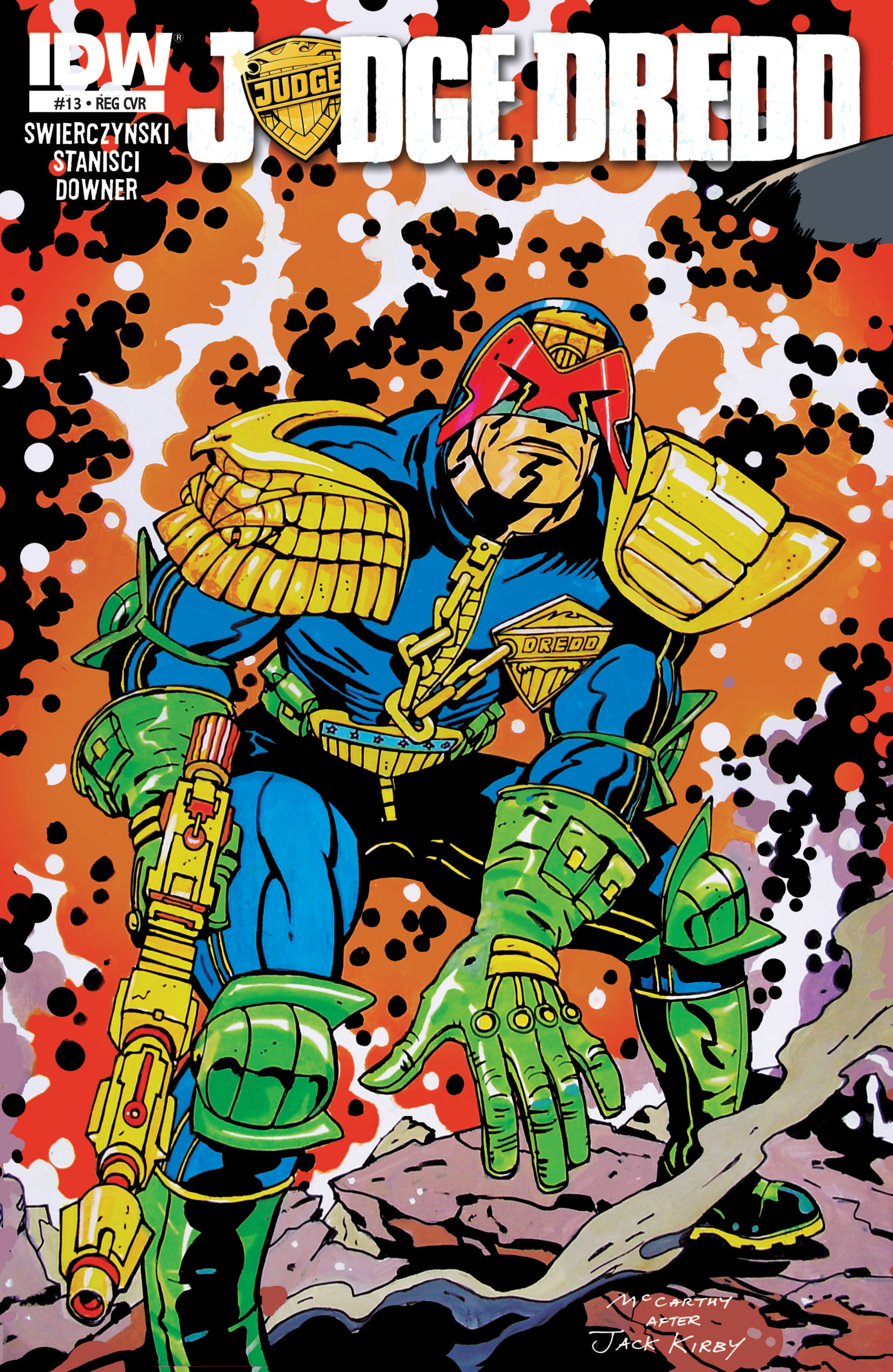 Read online Judge Dredd (2012) comic -  Issue #13 - 1