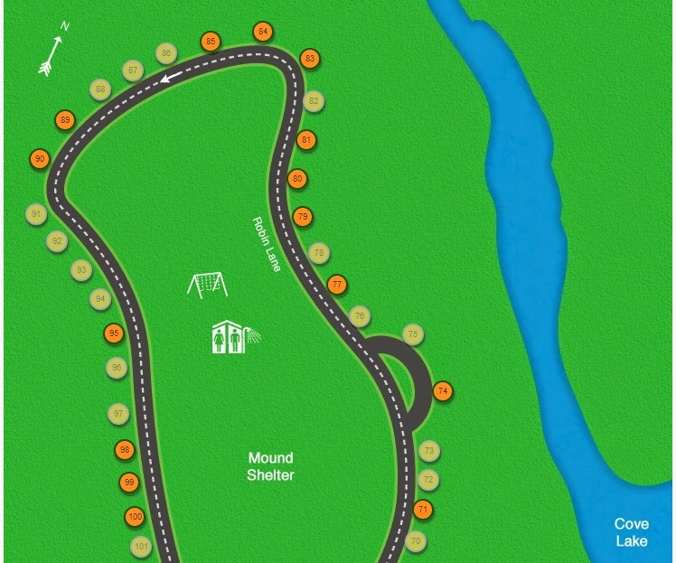 Cove Lake State Park Flyin' the Coop