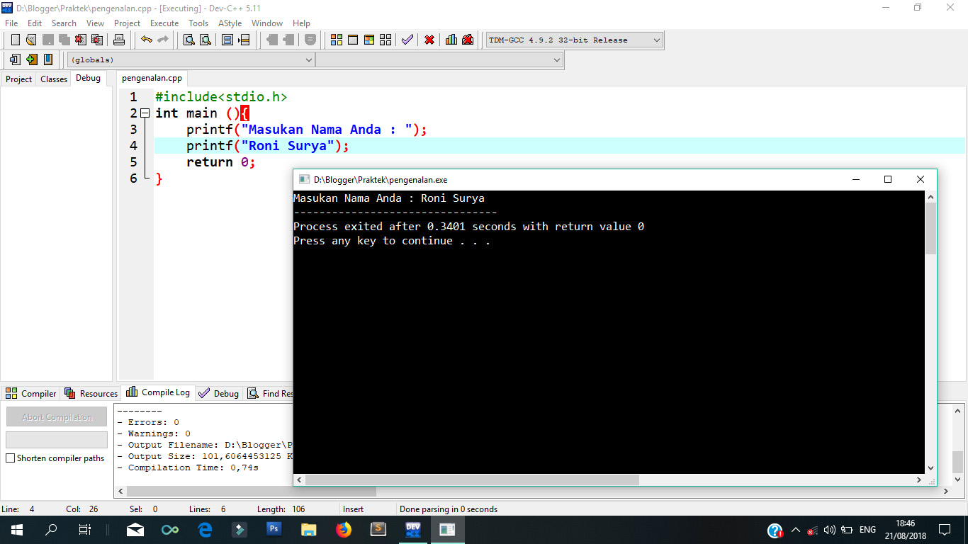 Perbedaan perintah printf dan puts Belajar Coding Titik Koma