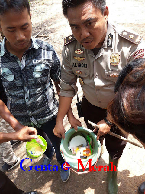 Polres Mesuji Temukan Ratusan Bungkus Shabu - Peluru Di Area PTBSMI