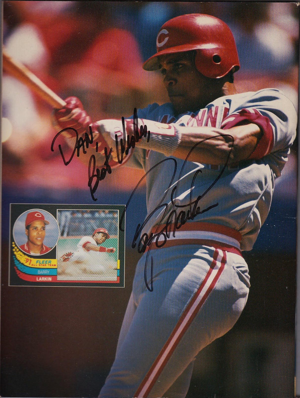 Daily Autograph: Barry Larkin