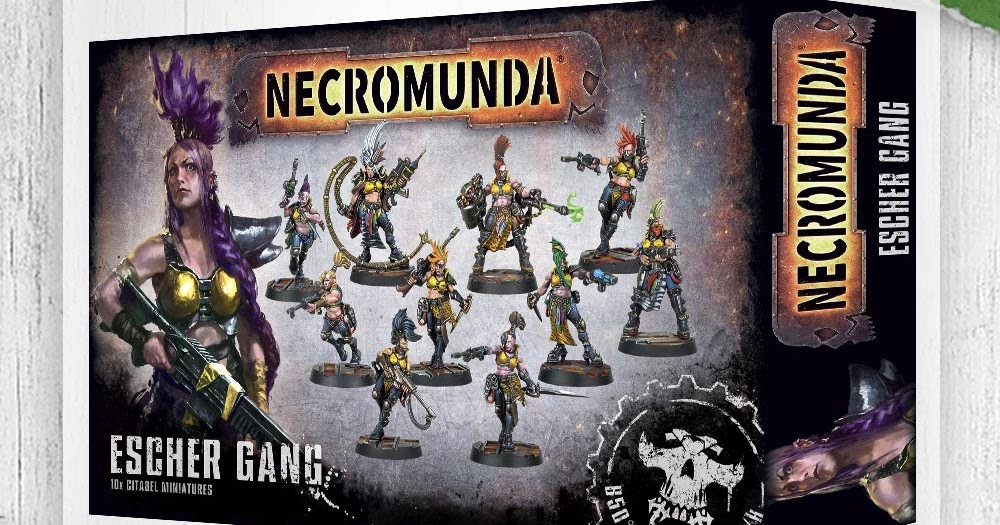 Imperial Guard warhammer 40k Necromunda Gang Catachan Jungle Albino Raven 