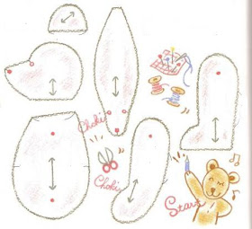 Oso osos ositos foami caritas osito carita ARTESANÍAS NICO'S: moldes de ositos