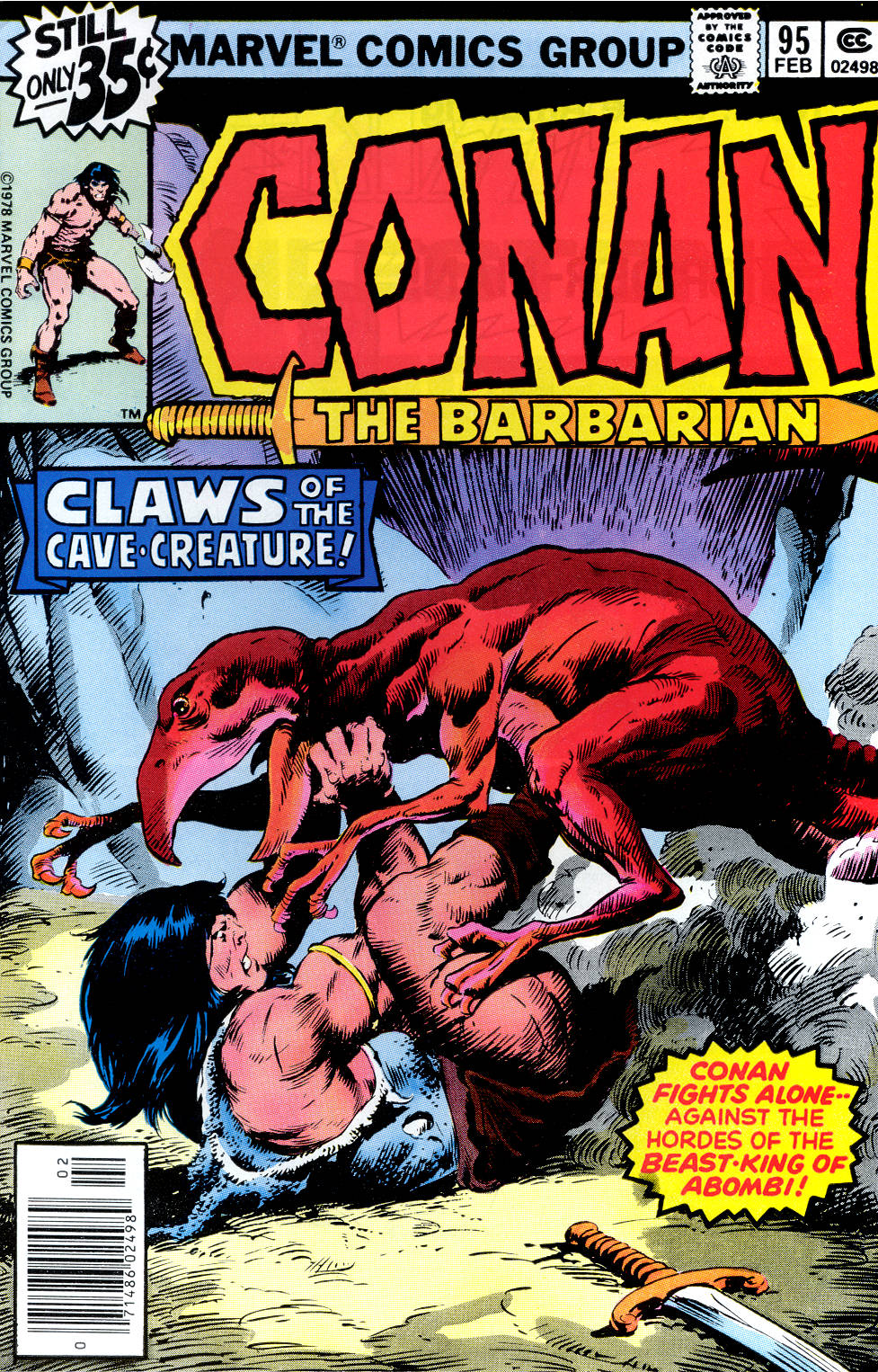 Read online Conan the Barbarian (1970) comic -  Issue #95 - 1