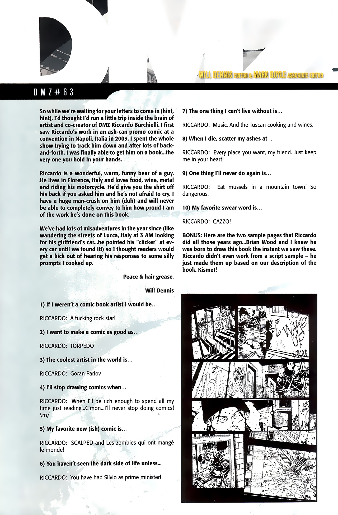 Read online DMZ (2006) comic -  Issue #63 - 22