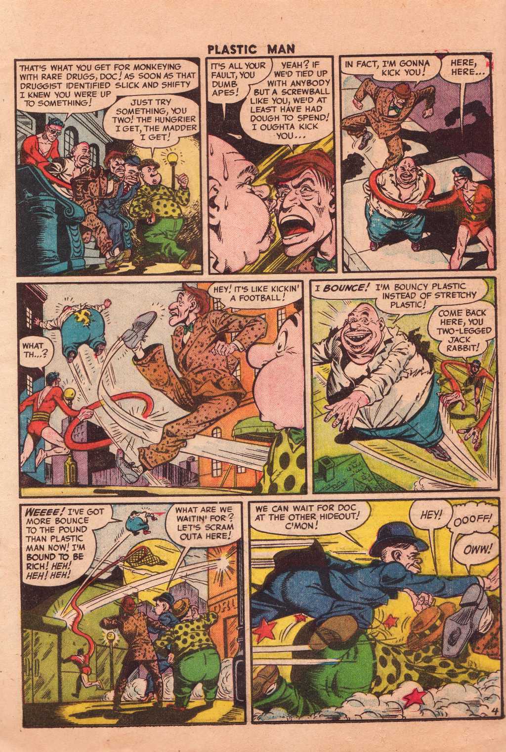 Read online Plastic Man (1943) comic -  Issue #41 - 22