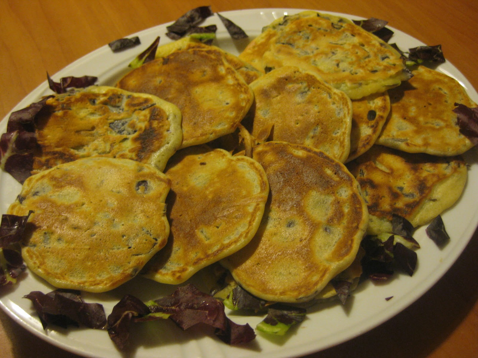 Lo Sfizio Goloso Pancake salati al radicchio di Treviso