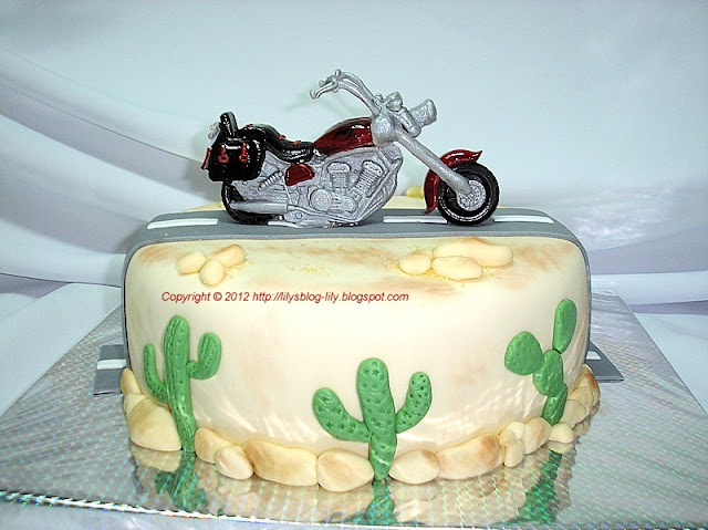 Tort motocicleta/Motorcycle Cake