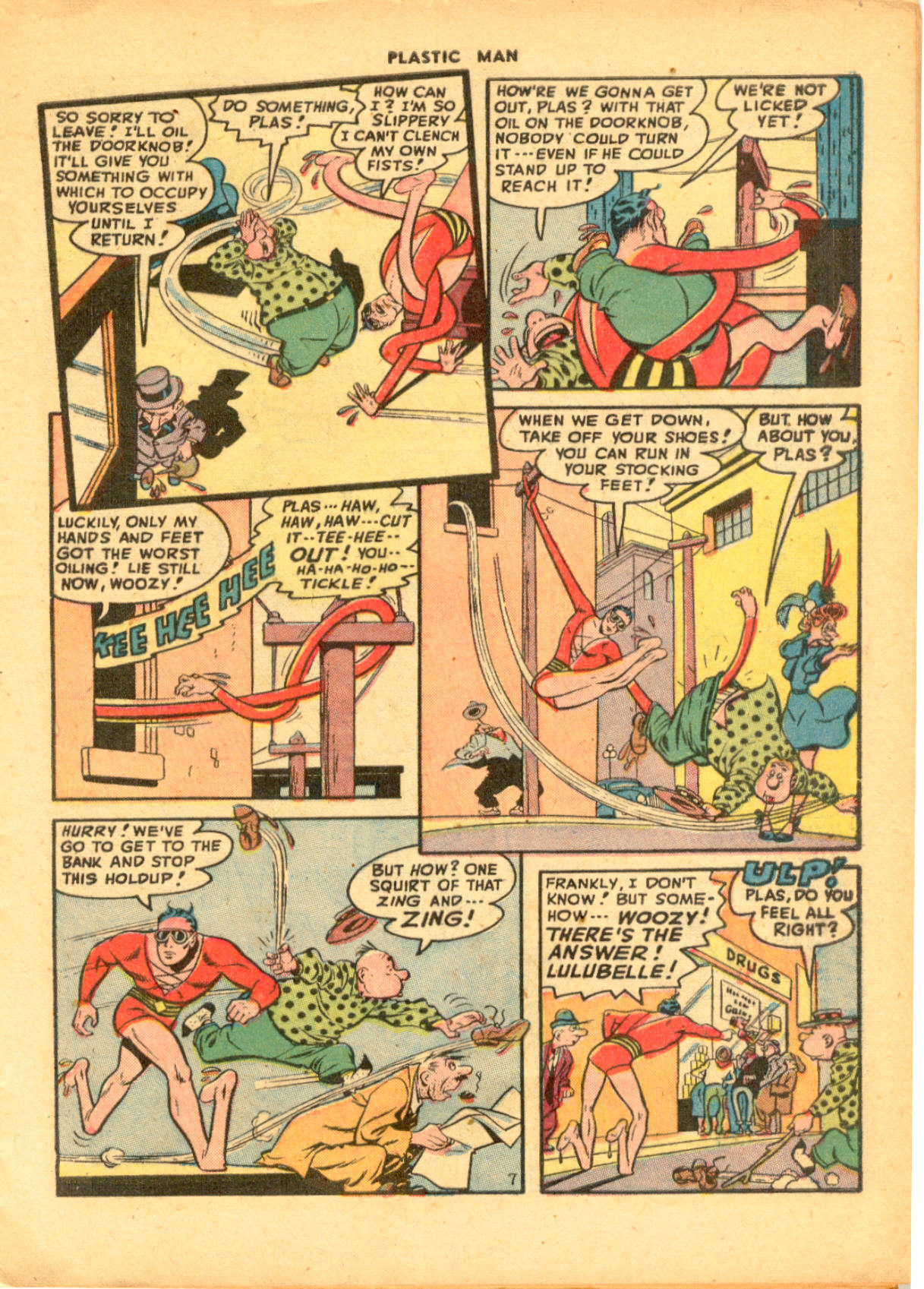 Read online Plastic Man (1943) comic -  Issue #9 - 9