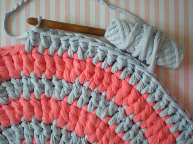 Diy alfimbra ganchillo XXL