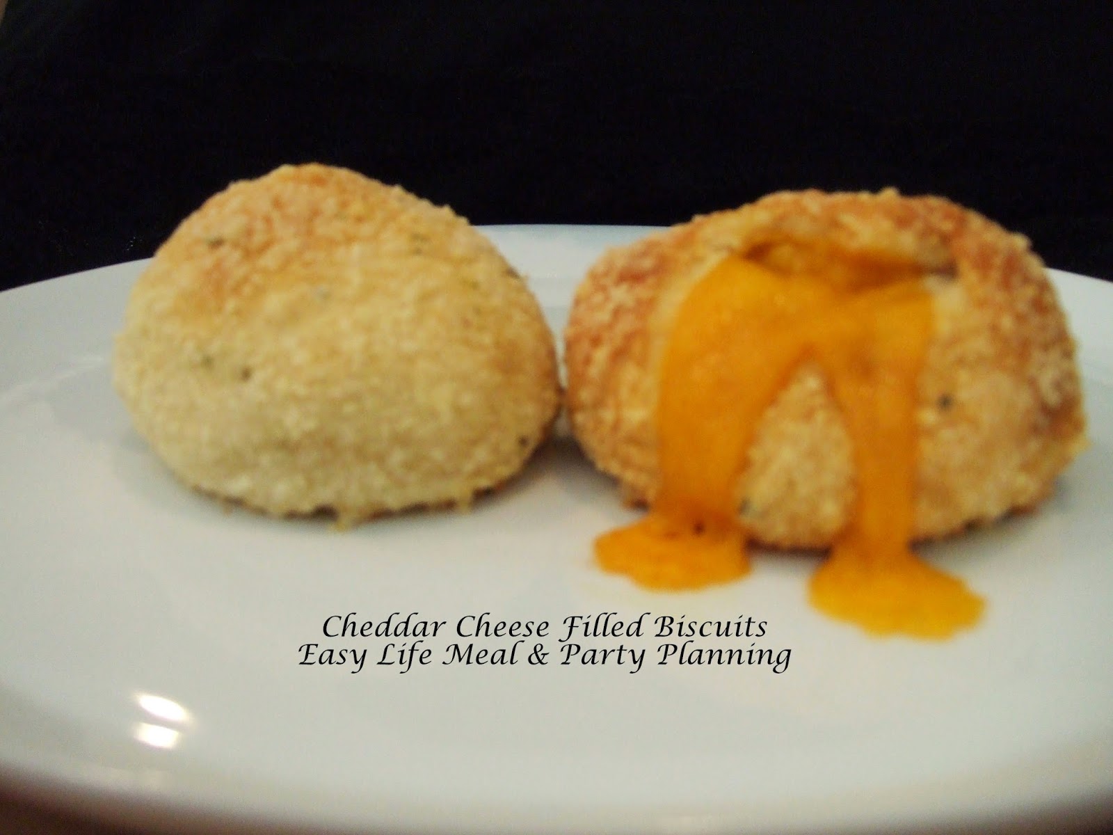 Cheddar Cheese Filled Biscuits by Easy Life Meal & Party Planning
