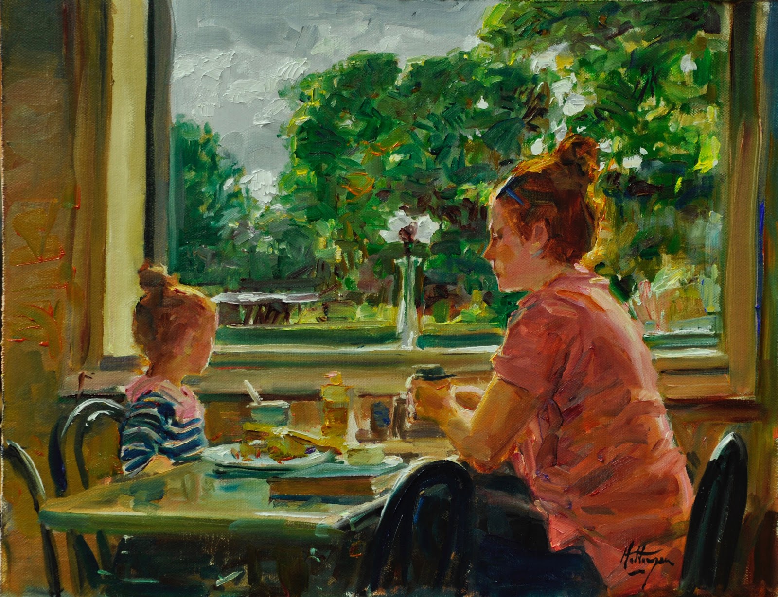 David Hettinger, 1946 | Impressionist painter | Tutt'Art@ | Pittura
