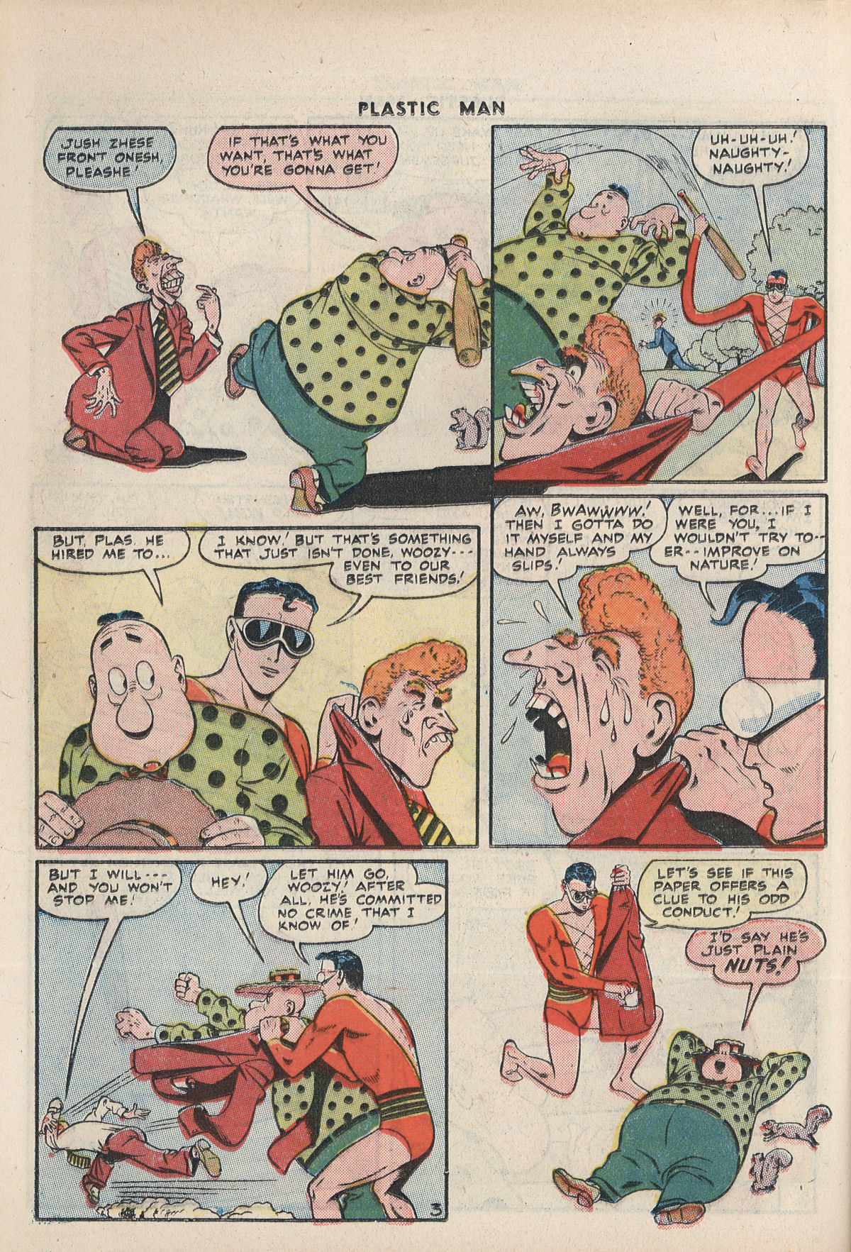 Read online Plastic Man (1943) comic -  Issue #8 - 38
