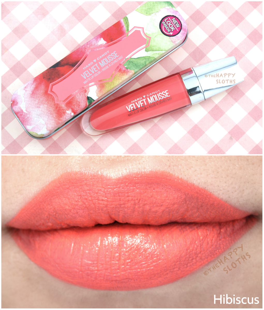 Hard Candy Velvet Mousse Matte Lip Color Review and Swatches The