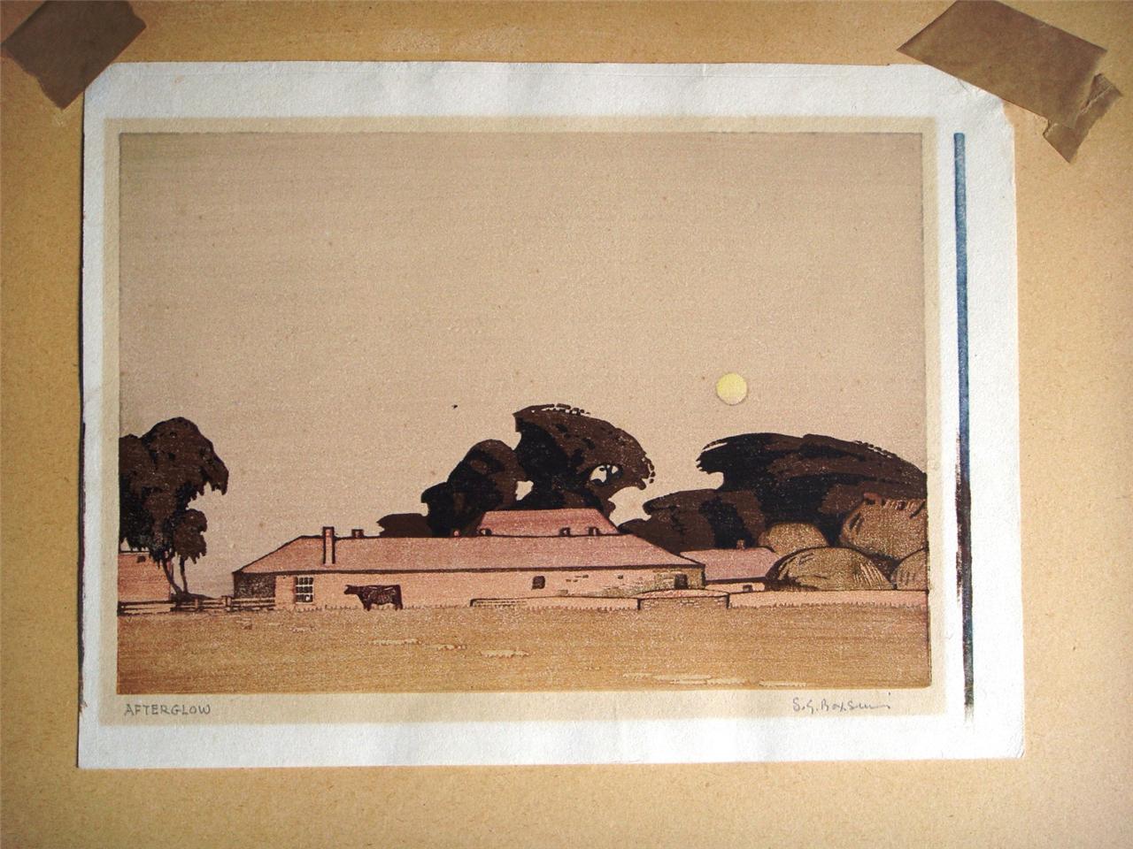 Modern Printmakers Sylvan Boxsius 'Afterglow'