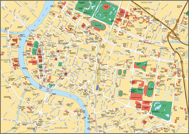 Bangkok city map