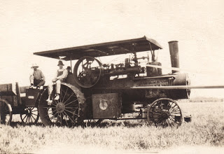 One of Fred Albright's Rumely Engines in Pine Village, Indiana; Photograph in the Collection of Robert T. Rhode
