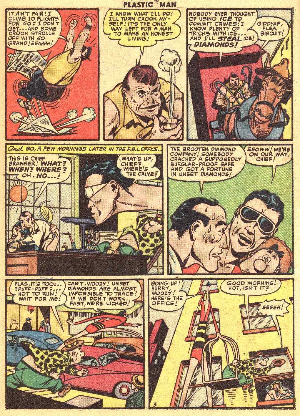 Read online Plastic Man (1943) comic -  Issue #32 - 6