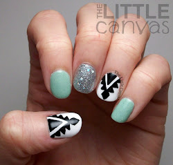 aztec nail nails them rule inspired tribal manicure cruddy kinda pardon let take mint