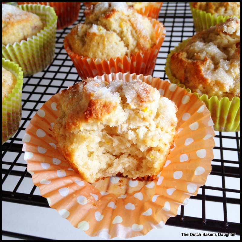 The Dutch Baker S Daughter Orange Cardamom Rhubarb Muffins