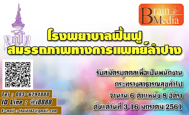 สถาบันสิรินธรเพื่อการฟื้นฟูสมรรถภาพทางการแพทย์แห่งชาติ เปิดสอบ งานราชการ