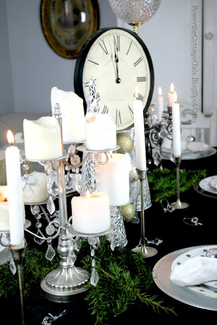 New years eve table decor