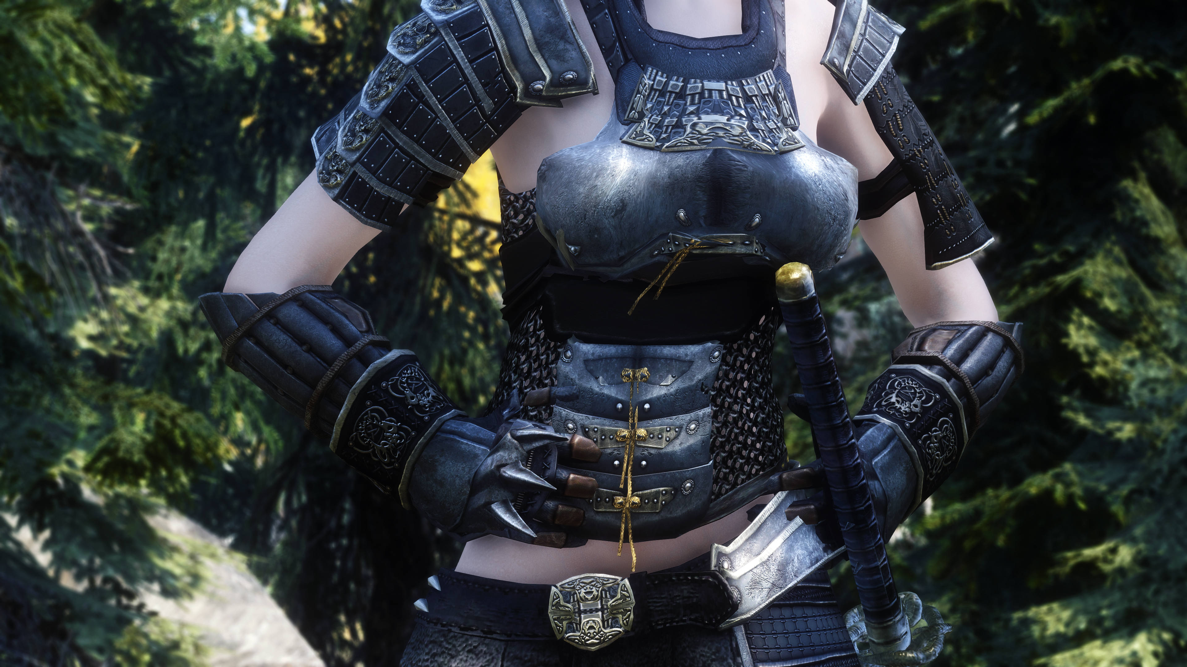 Female Blades Light Armor UUNP (Lorelei) 4K