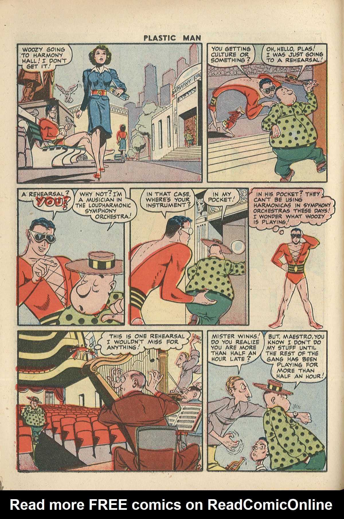Read online Plastic Man (1943) comic -  Issue #8 - 16