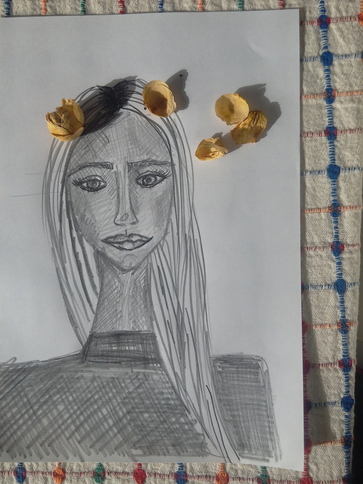 #pencildrawing Pencil Drawings And Sketches+ Drawing With A Mascara: My Art Lately