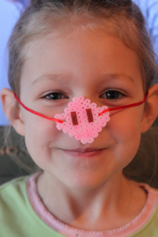 Kara's Creative Place Perler Bead Animal Nose, DIY Grid Paper Patterns