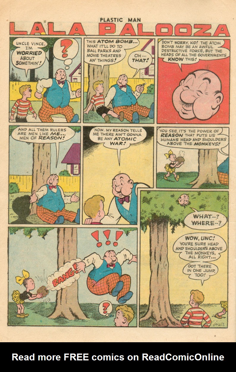 Read online Plastic Man (1943) comic -  Issue #63 - 10
