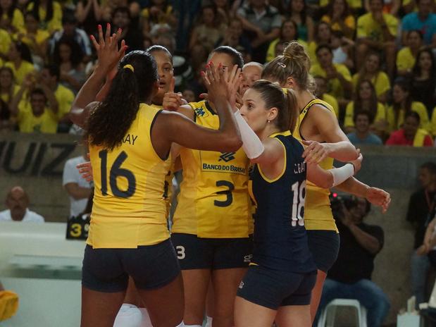 Desempenho no Mundial de Vôlei coloca Brasil no topo do ranking da FIV