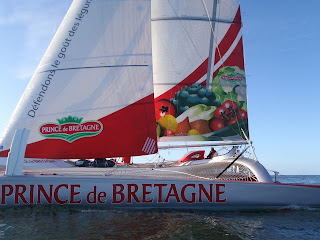 Première nav' pour le maxi Prince de Bretagne !