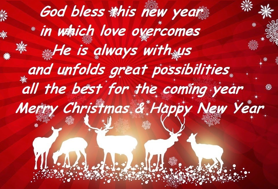 Christmas Day 2015 and Happy New Year 2016 Religious 