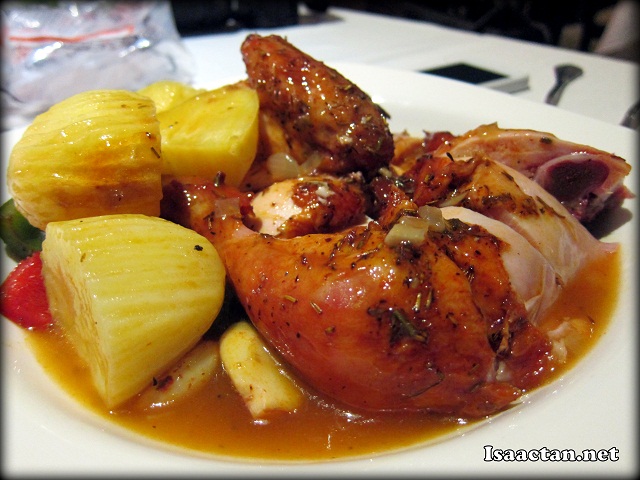 Rosemary Roast Chicken - Half chicken RM20, Whole Chicken RM38