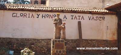 Don Vasco de Quiroga en Santa Fe de la Laguna en la Ribera del Lago de Pátzcuaro