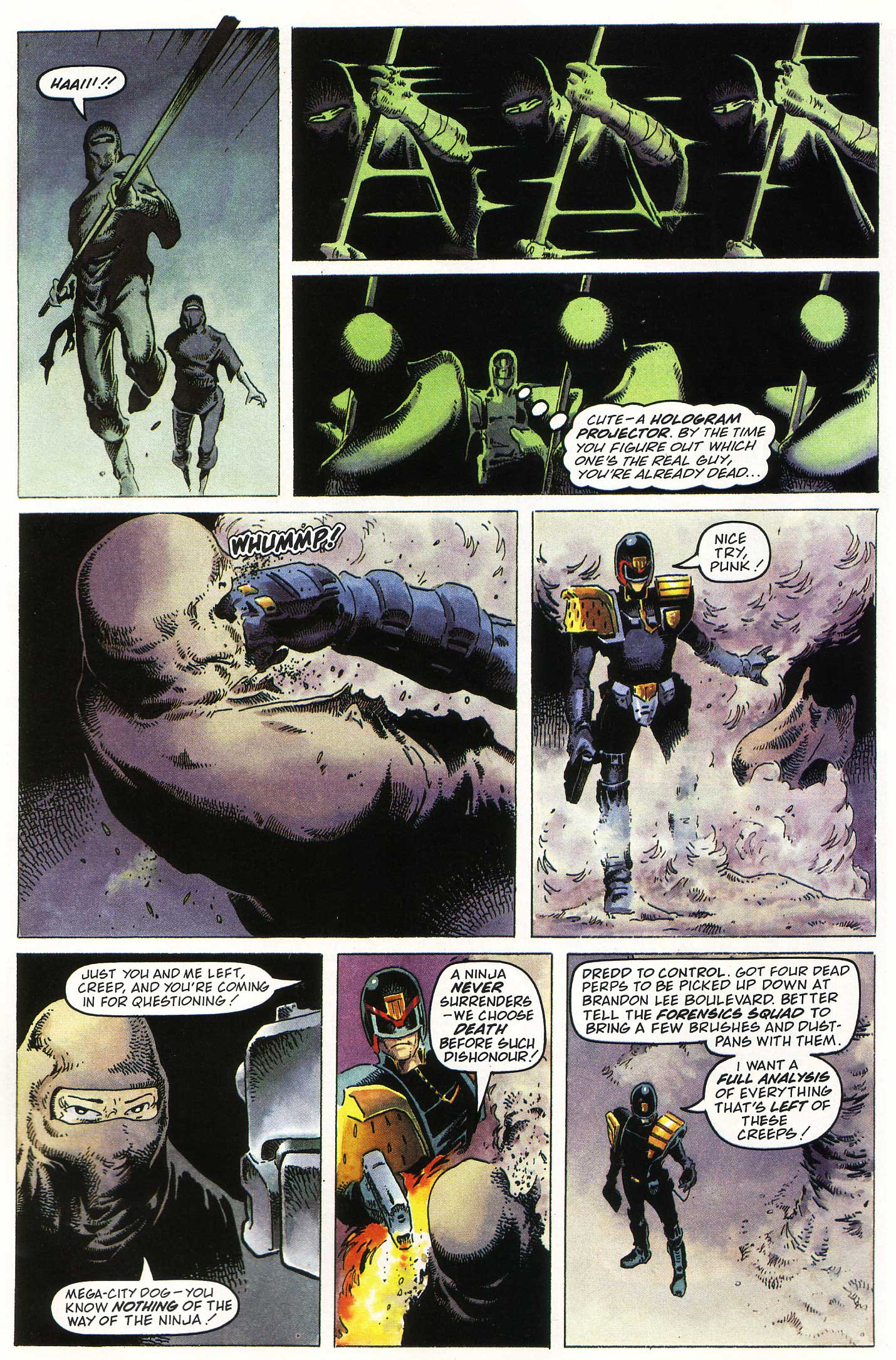 Read online Judge Dredd Lawman of the Future comic -  Issue #11 - 32