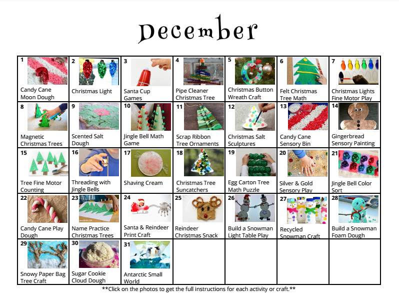 Activity Calendars for Kids And Next Comes L