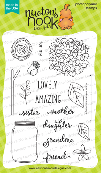 Lovely Blooms Stamp Set by Newton's Nook Designs