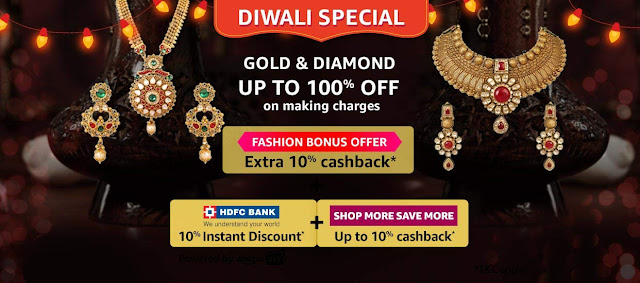 Women’s Jewelry up to 100% off on Making Charges