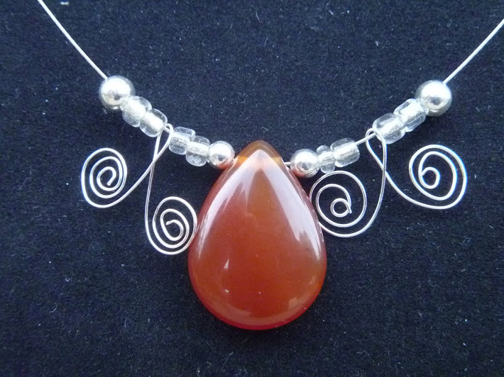 Stone Swirl Necklace