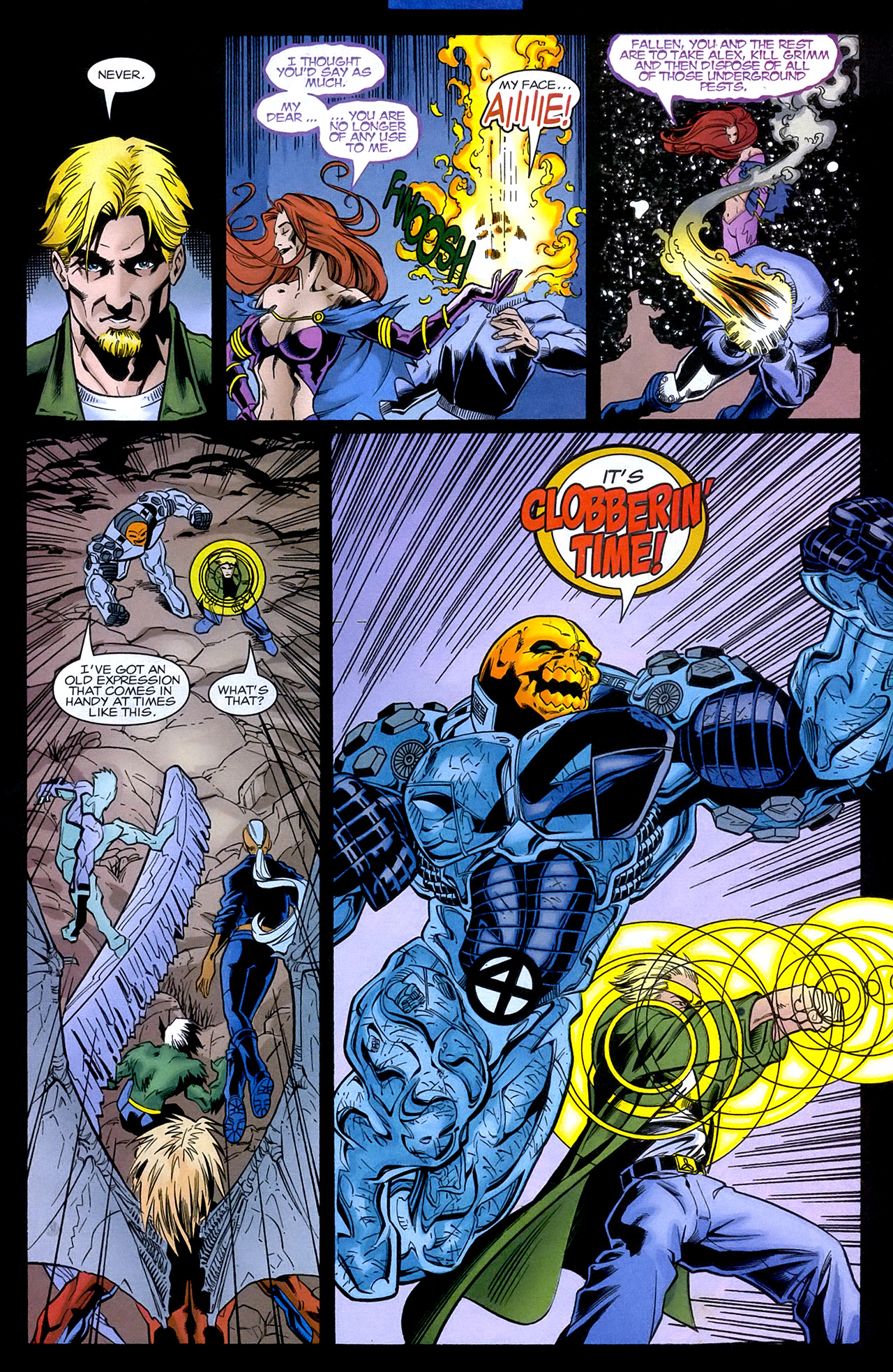Read online Mutant X comic -  Issue #9 - 17