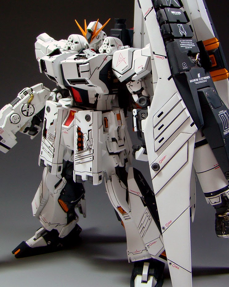 Custom Build: 1/100 FA-93HWS nu Gundam Heavy Weapon System 
