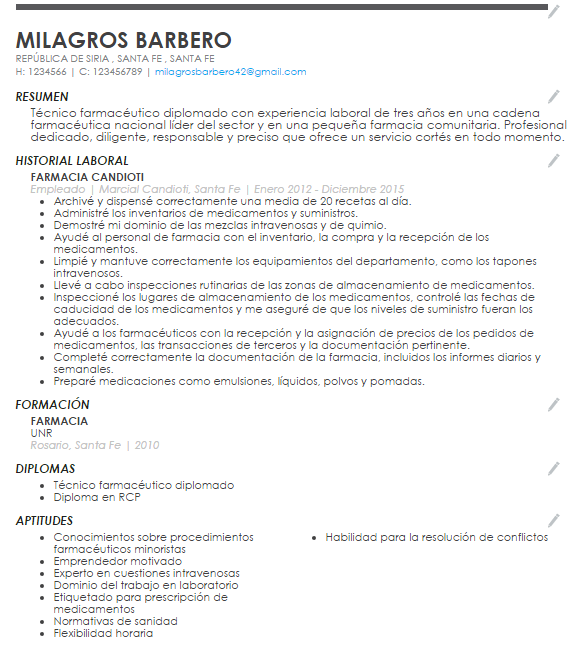 Curriculum vitae examples pdf picture
