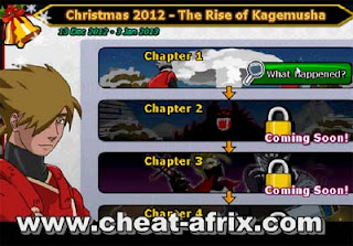 Cheat Christmas 2012 The Rise of Kagemusa Ninja Saga